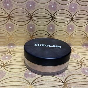 SheGlam Baked Glow Setting‎ Powder Light Brown .19oz Loose Powder